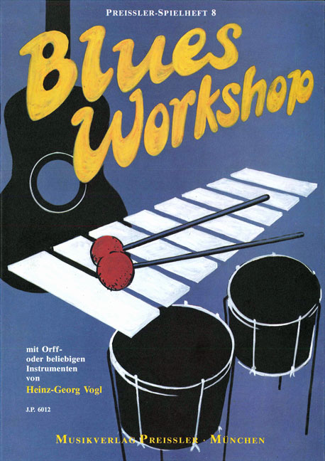 Vorderes Coverbild Preißler-Spielheft 8. Blues-Workshop