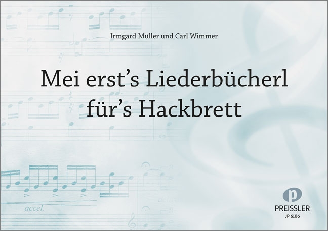 Vorderes Coverbild Mei' erst's Liederbücherl für 's Hackbrett