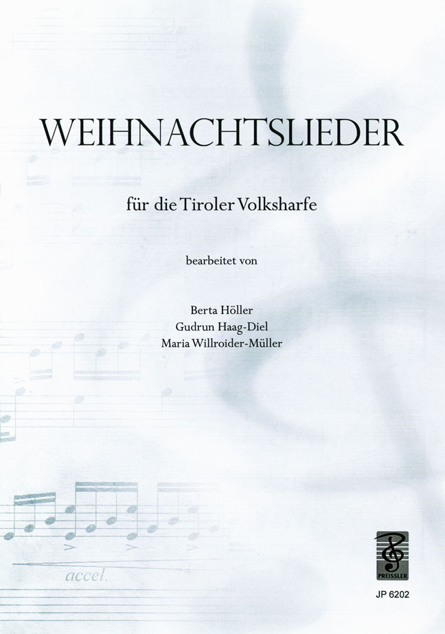 Vorderes Coverbild Weihnachtslieder für die Tiroler Volksharfe