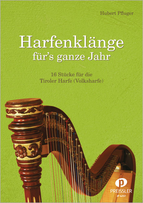 Vorderes Coverbild Harfenklänge für's ganze Jahr