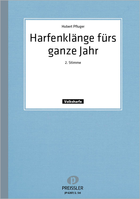 Vorderes Coverbild Harfenklänge für's ganze Jahr