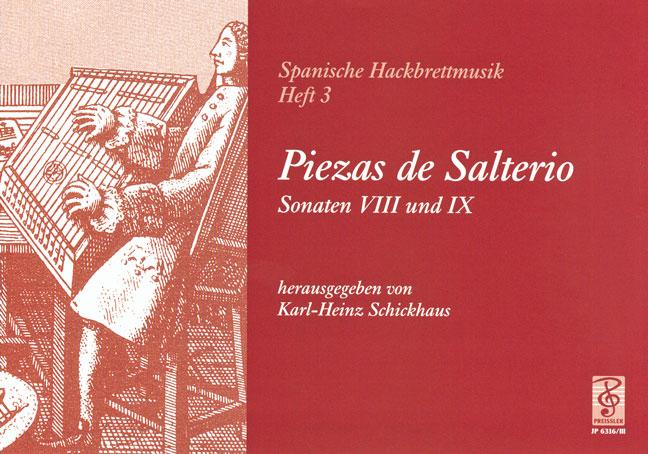 Vorderes Coverbild Piezas de Salterio. Sonaten VIII und IX