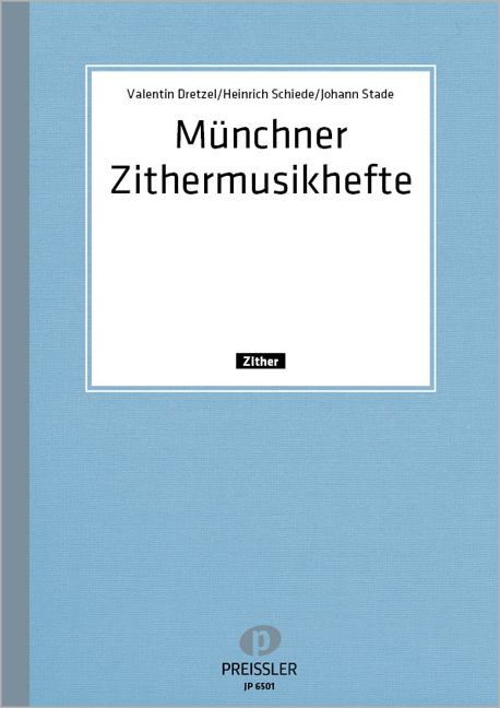 Vorderes Coverbild Münchner Zithermusikhefte