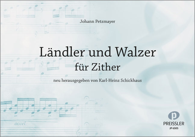 Vorderes Coverbild Ländler und Walzer für Zither