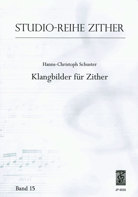 Vorderes Coverbild Studio-Reihe Zither 15