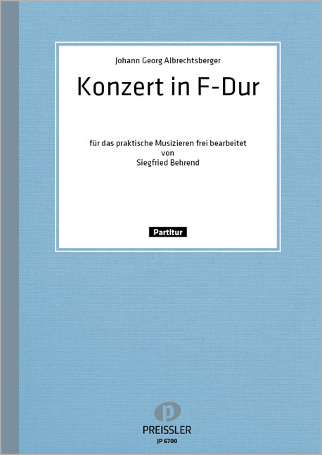 Vorderes Coverbild Doppelkonzert F-Dur