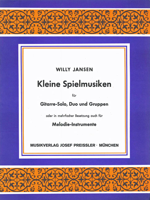 Vorderes Coverbild Kleine Spielmusiken