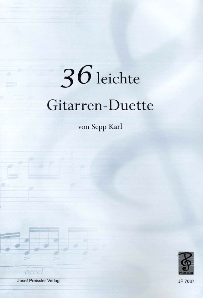 Vorderes Coverbild 36 leichte Gitarren-Duette