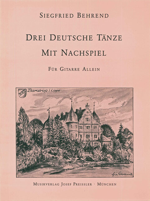 Vorderes Coverbild Drei deutsche Tänze mit Nachspiel
