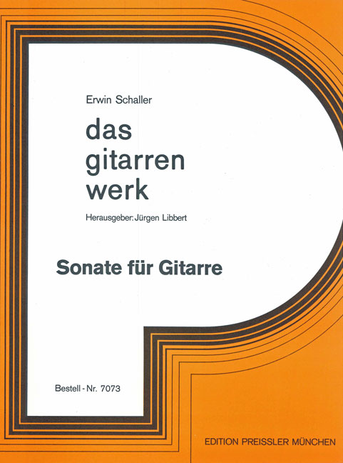 Vorderes Coverbild Sonate für Gitarre