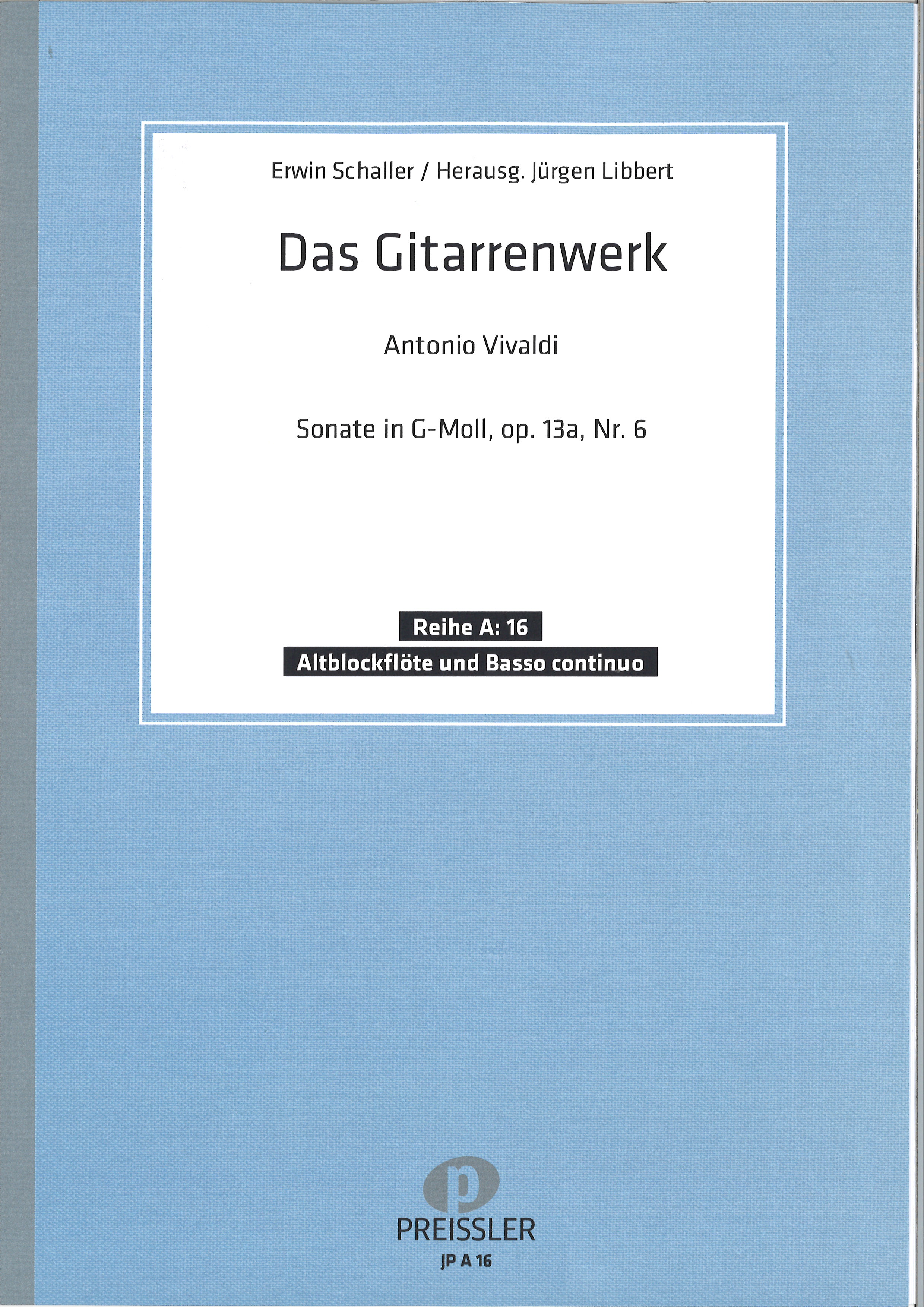 Vorderes Coverbild Sonate in g-Moll