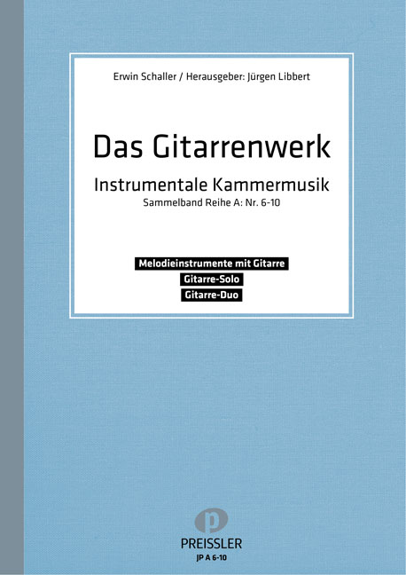 Vorderes Coverbild Instrumentale Kammermusik Reihe A Nr. 6-10