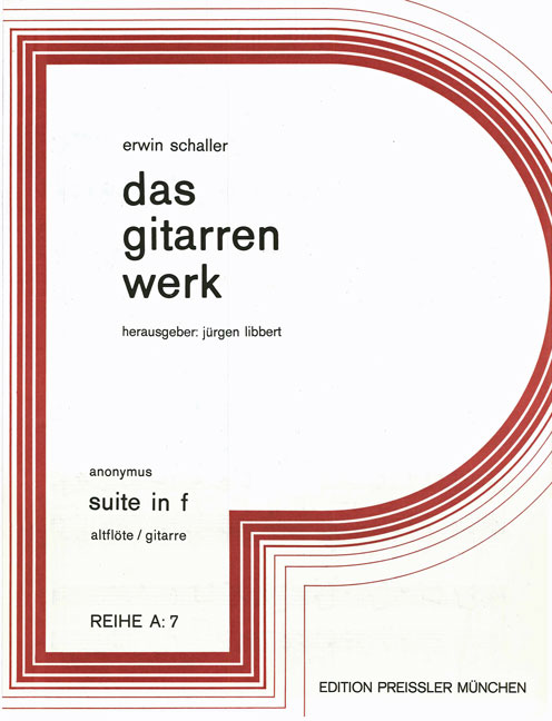 Vorderes Coverbild Suite F-dur