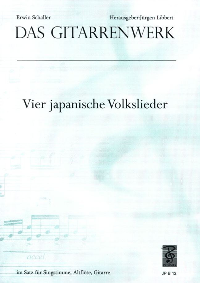 Vorderes Coverbild 4 japanische Volkslieder