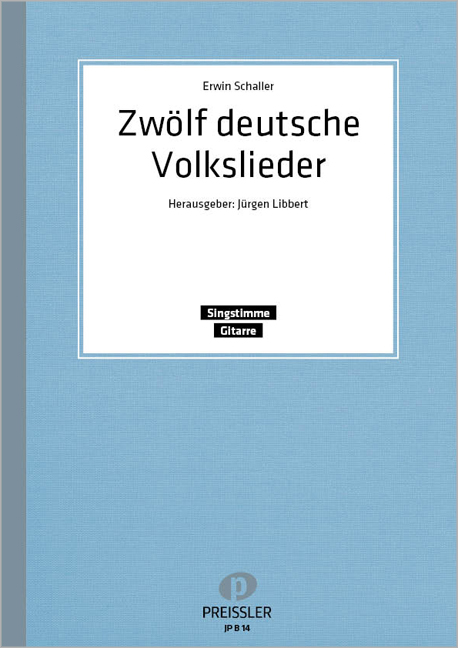Vorderes Coverbild Zwölf deutsche Volkslieder