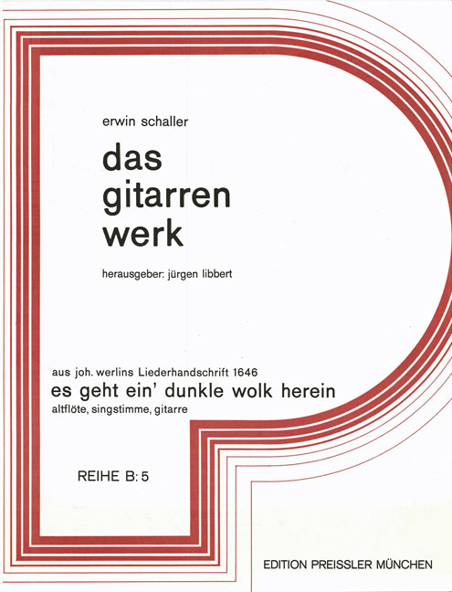 Vorderes Coverbild Es geht ein' dunkle Wolk herein