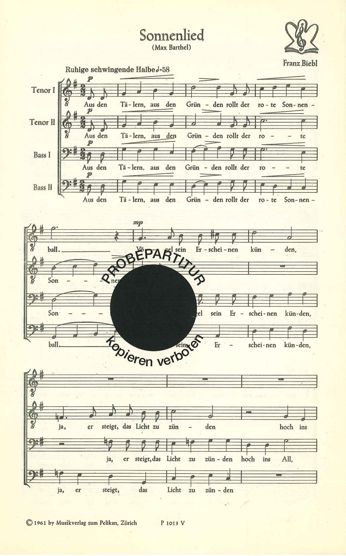 Vorderes Coverbild Sonnenlied