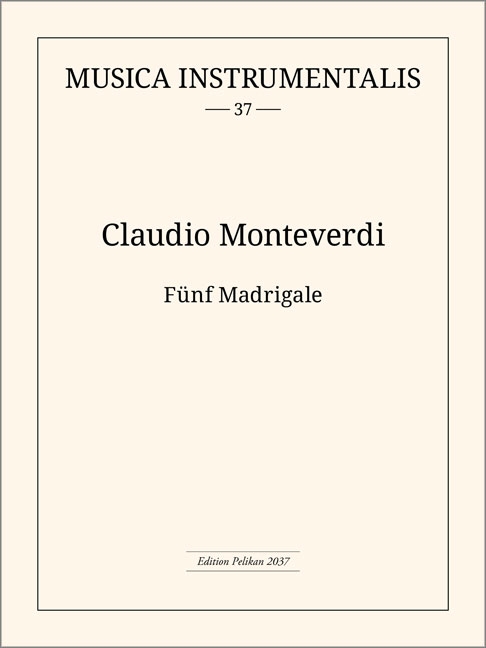 Vorderes Coverbild Madrigale