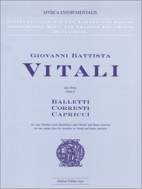 Vorderes Coverbild Balletti Correnti op 8