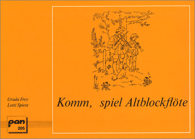 Vorderes Coverbild Komm spiel Altblockflöte