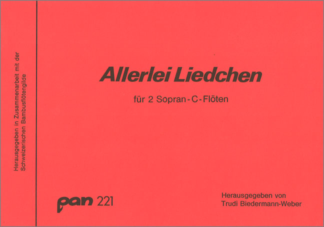 Vorderes Coverbild Allerlei Liedchen