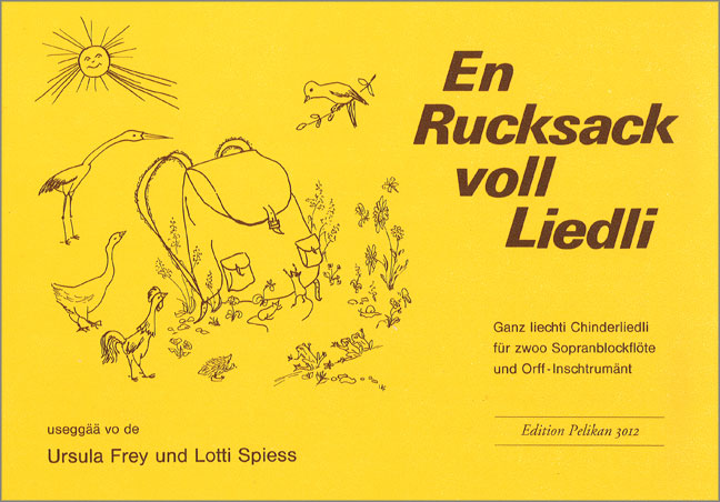 Vorderes Coverbild Ein Rucksack voll Liedli