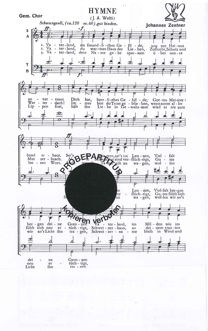 Vorderes Coverbild Hymne