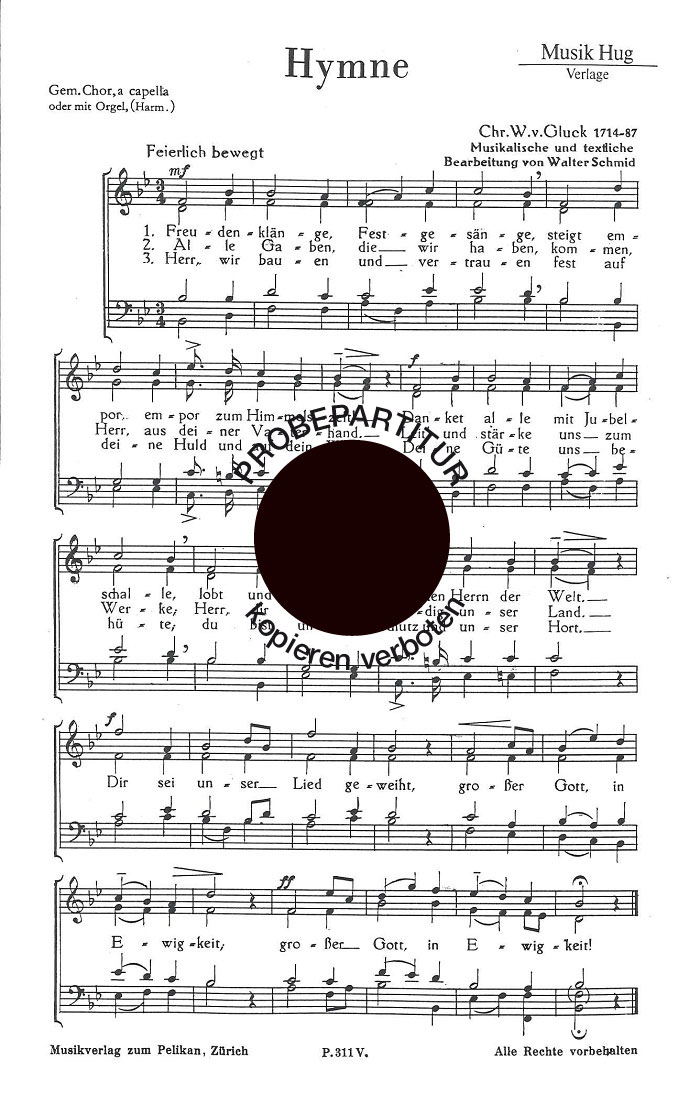 Vorderes Coverbild Hymne