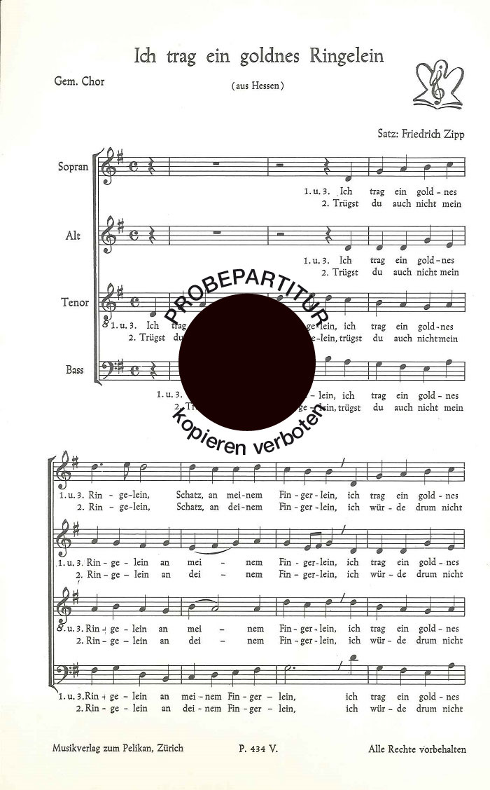 Vorderes Coverbild Ich trag ein goldnes Ring