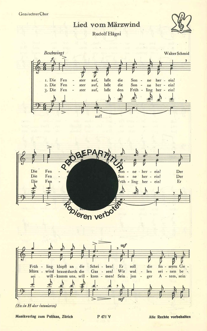 Vorderes Coverbild Lied vom Märzwind
