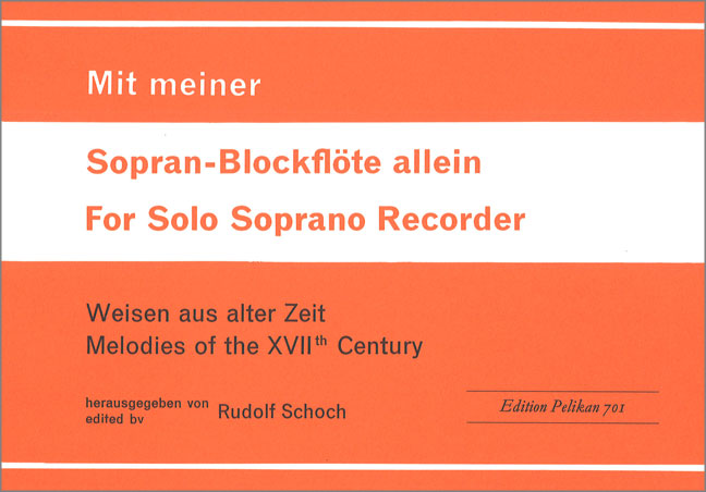 Vorderes Coverbild Mit meiner Sopranblockflöte