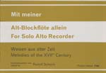 Vorderes Coverbild Mit meiner Altblockflöte