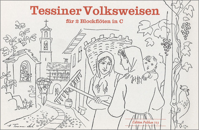 Vorderes Coverbild Tessiner Volksweisen