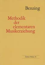 Vorderes Coverbild Methodik der elementaren Musikerziehung