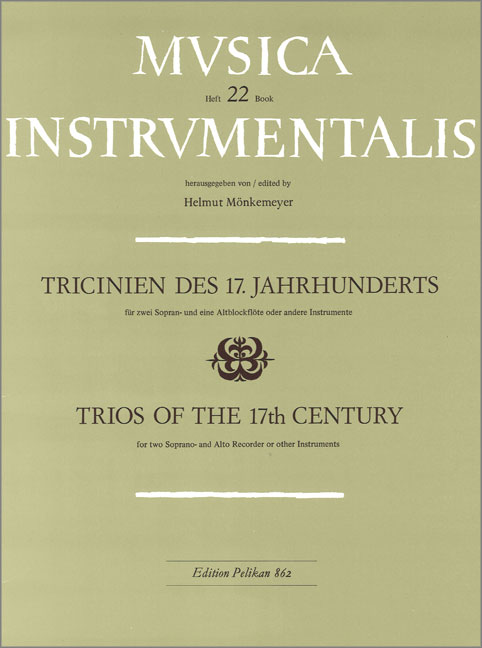 Vorderes Coverbild Tricinien des 17. Jahrhunderts