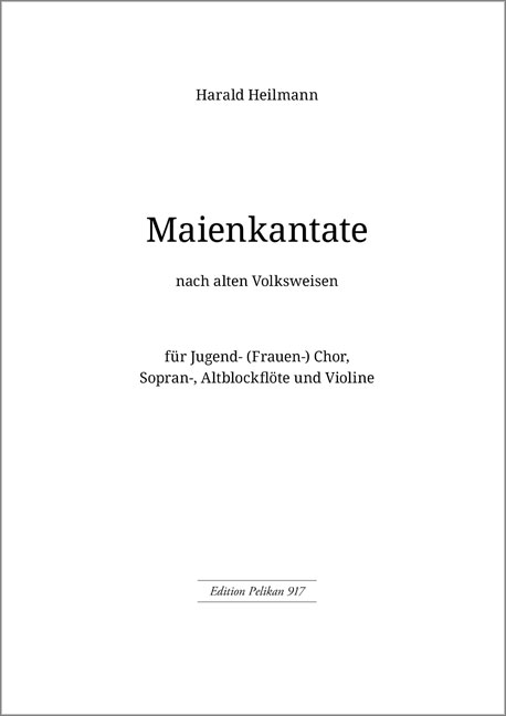 Vorderes Coverbild Maienkantate