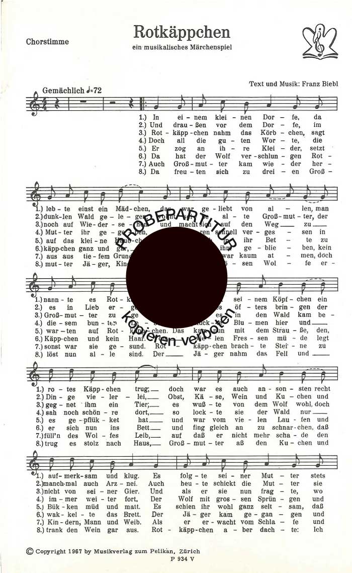 Vorderes Coverbild Rotkäppchen