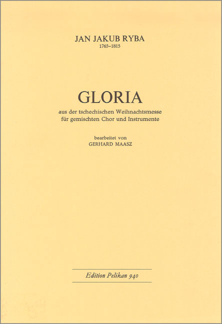 Vorderes Coverbild Gloria - Tschechische Weihnachtsmesse