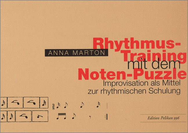 Vorderes Coverbild Rhytmustraining m. Notenpuzzle