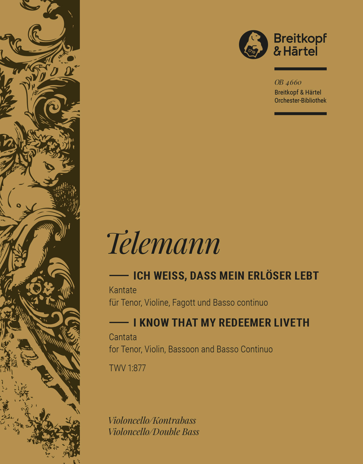 Vorderes Coverbild „Ich weiß, dass mein Erlöser lebt“ TWV 1:877