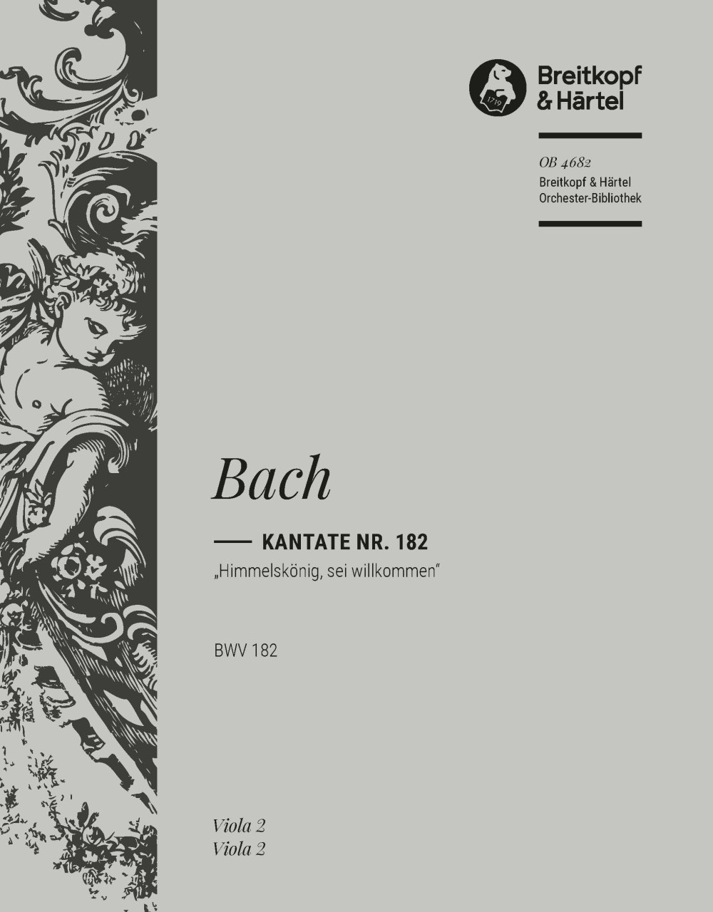 Vorderes Coverbild Kantate BWV 182 „Himmelskönig, sei willkommen“ (1728)