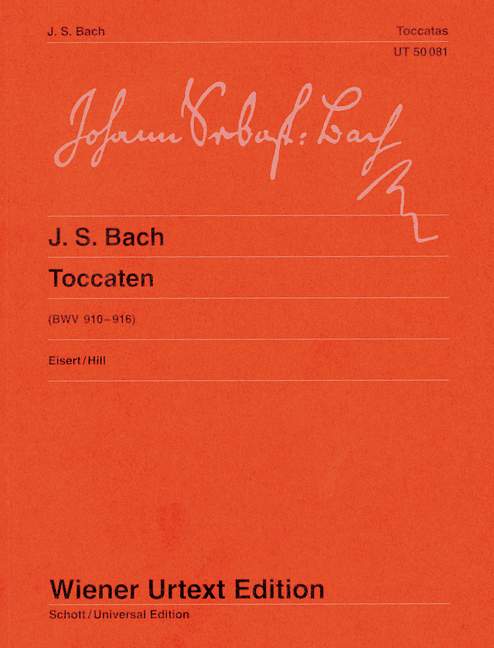 Vorderes Coverbild Toccaten BWV 910-916