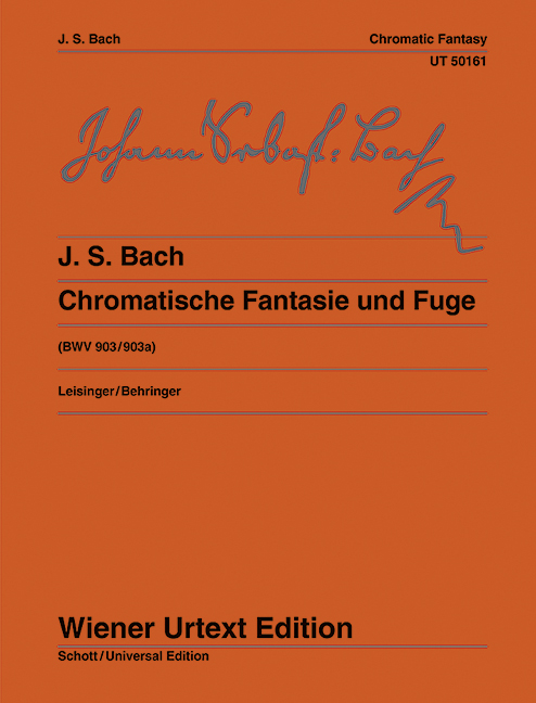 Vorderes Coverbild Chromatische Fantasie und Fuge BWV 903