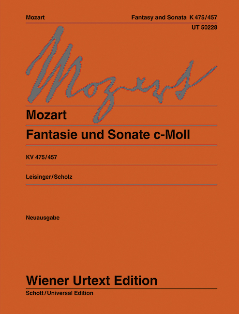 Vorderes Coverbild Fantasie und Sonate c-Moll KV 475/457
