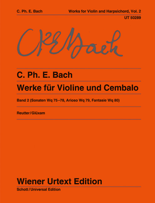Vorderes Coverbild Werke für Violine und obligates Cembalo (Klavier)