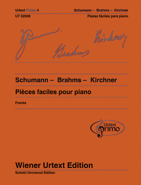 Vorderes Coverbild Schumann - Brahms - Kirchner