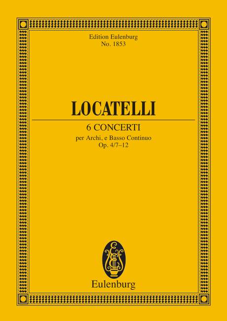 Vorderes Coverbild 6 Concerti F-Dur op. 4/7-12