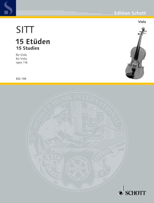 Vorderes Coverbild 15 Etüden op. 116