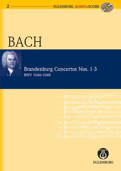 Vorderes Coverbild Brandenburgische Konzerte BWV 1046/1047/1048 (1718 - 1719)