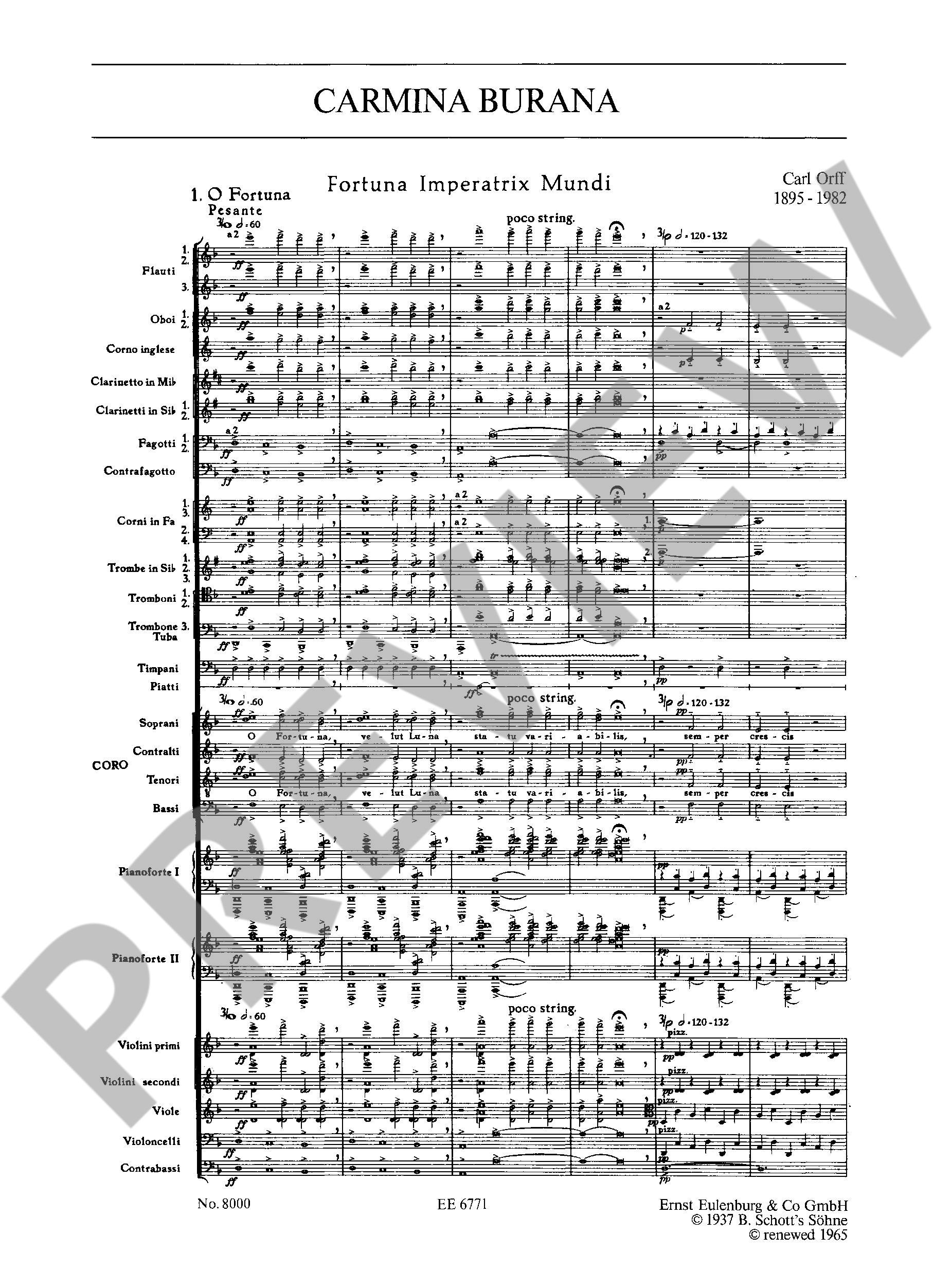 Anderes Coverbild Carmina Burana